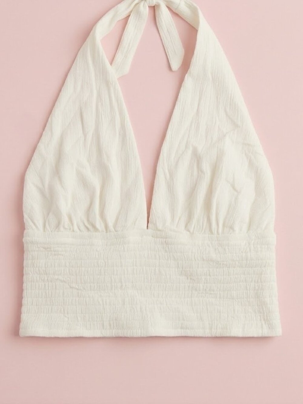 NWT‎ Garage White Halter Top